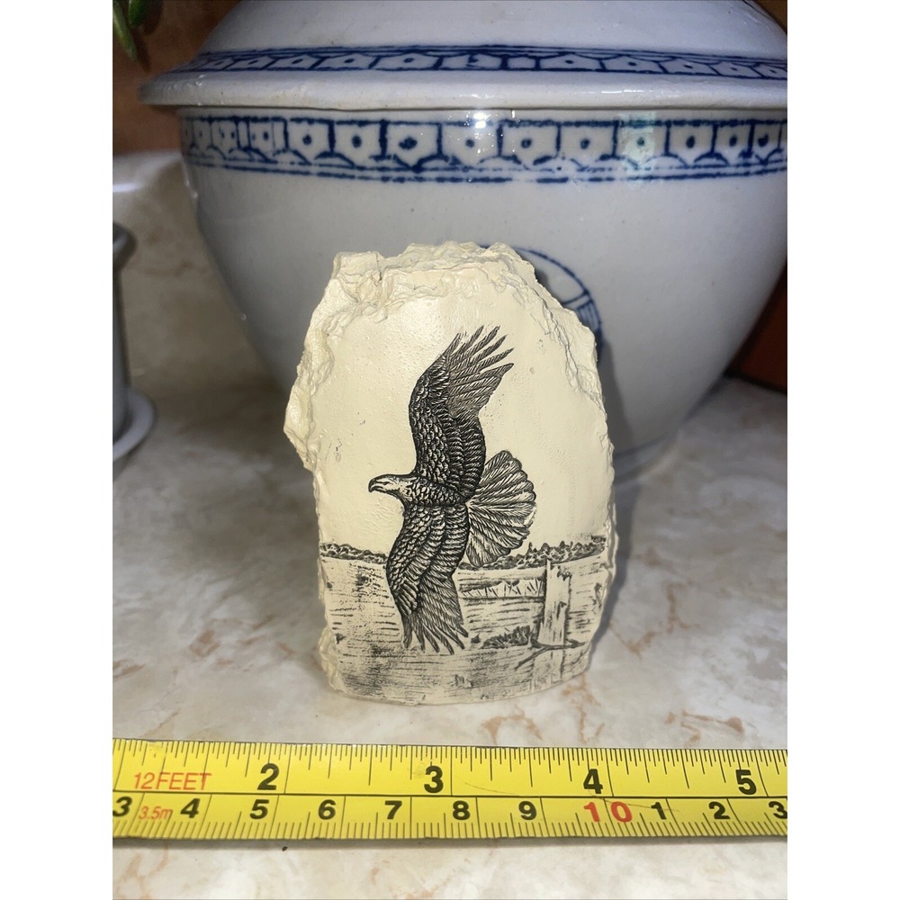 Lincolnshire Woodlands Collections - Flying Eagle Carving Etching
